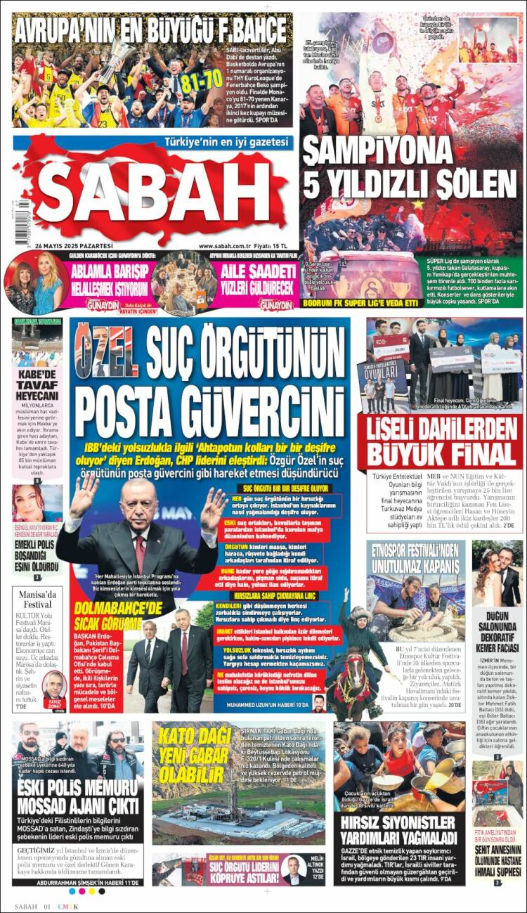 Portada de Sabah (Turkey)