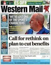 Portada de Western Mail (United Kingdom)