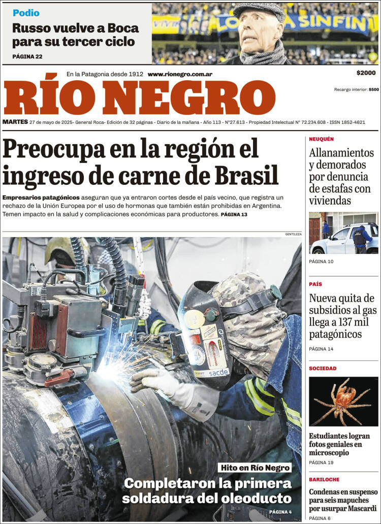 Portada de Rio Negro (Argentina)