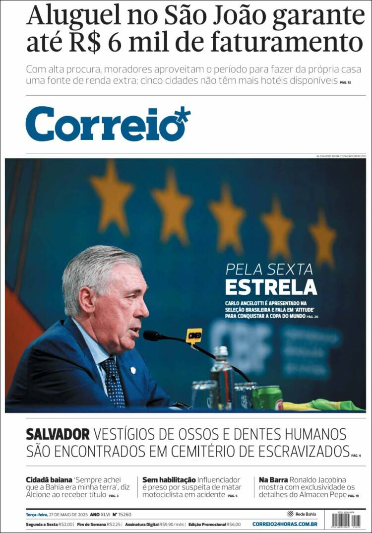 Portada de Correio* (Brasil)