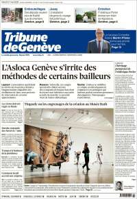 Portada de La Tribune de Genève (Switzerland)