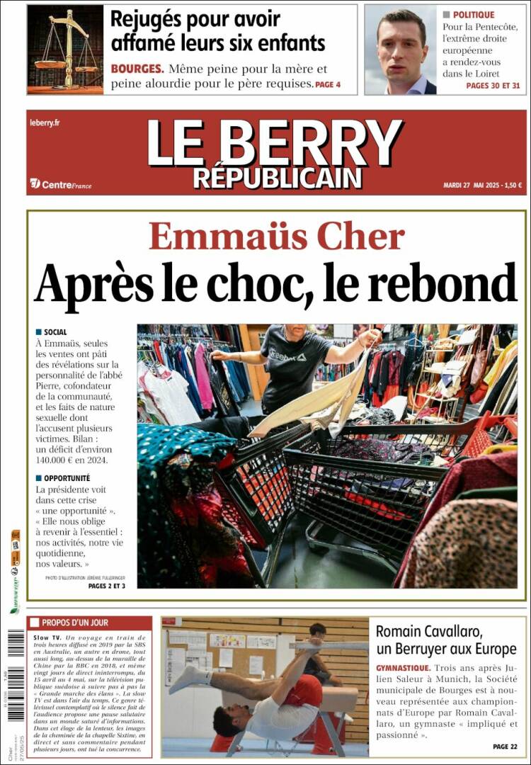 Portada de Berry Republicain (France)