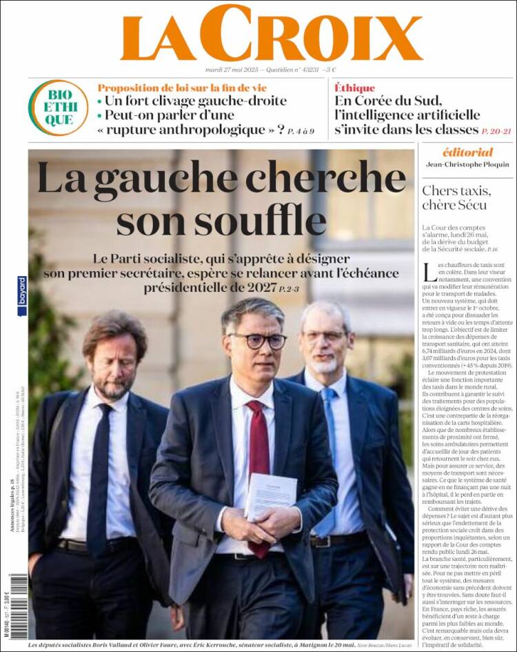 Portada de La Croix (France)