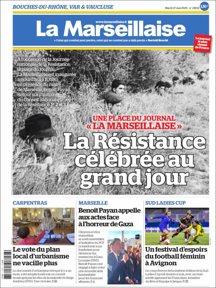 Portada de La Marseillaise (France)