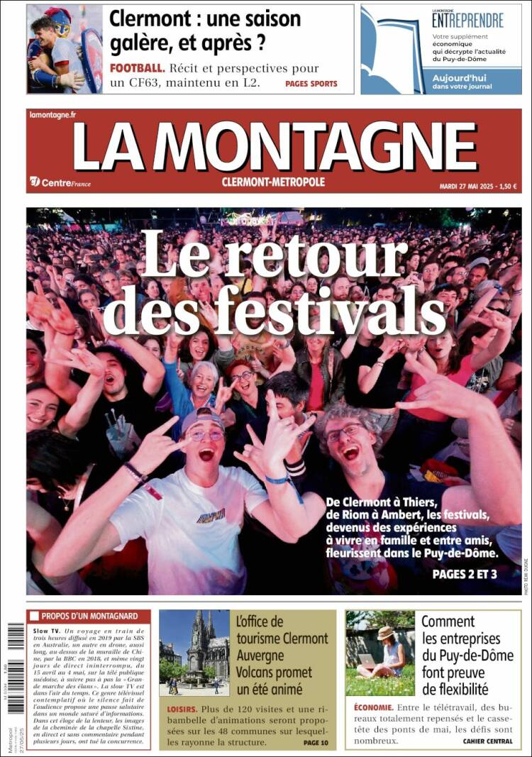 Portada de La Montagne (France)