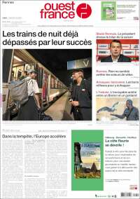 Portada de Ouest France (France)