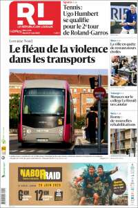 Portada de Le Republicain Lorrain (France)
