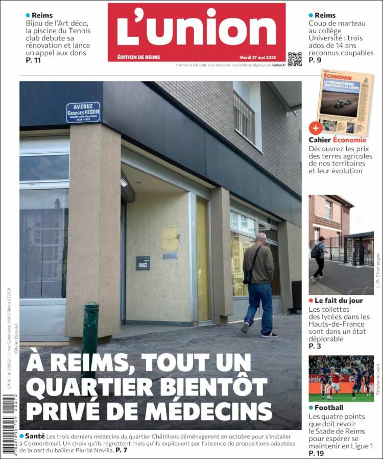 Portada de L'Union (France)