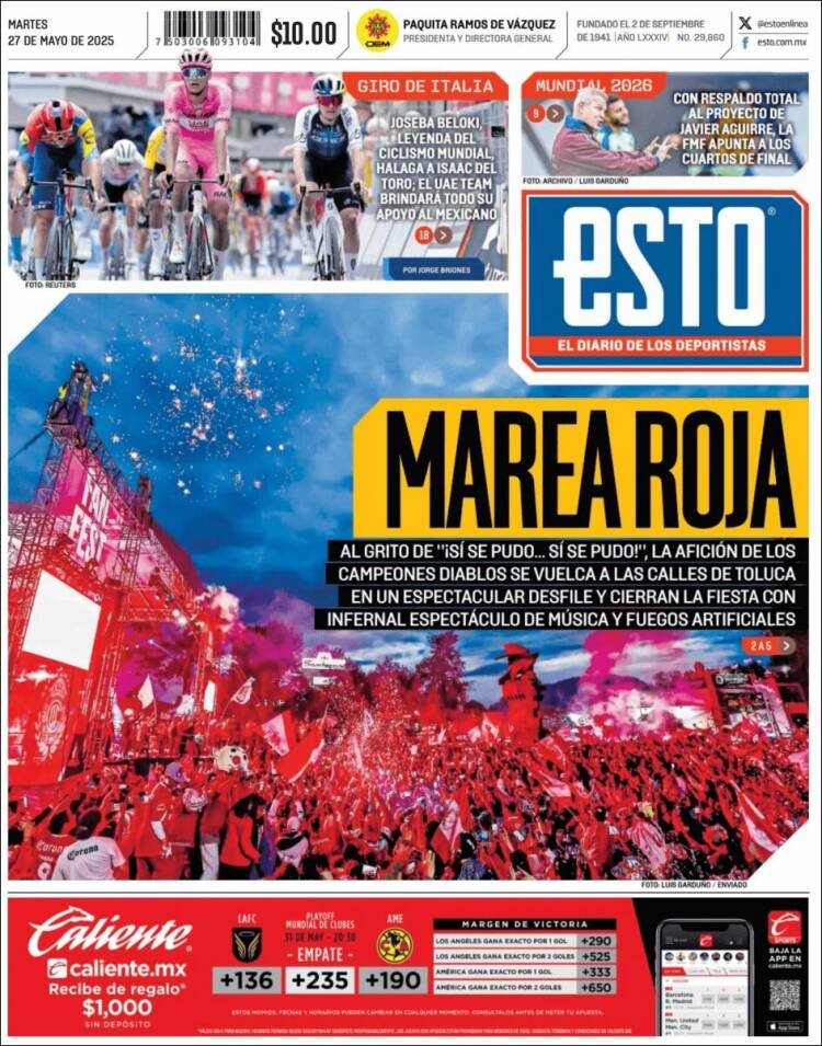 Portada de Esto (Mexico)