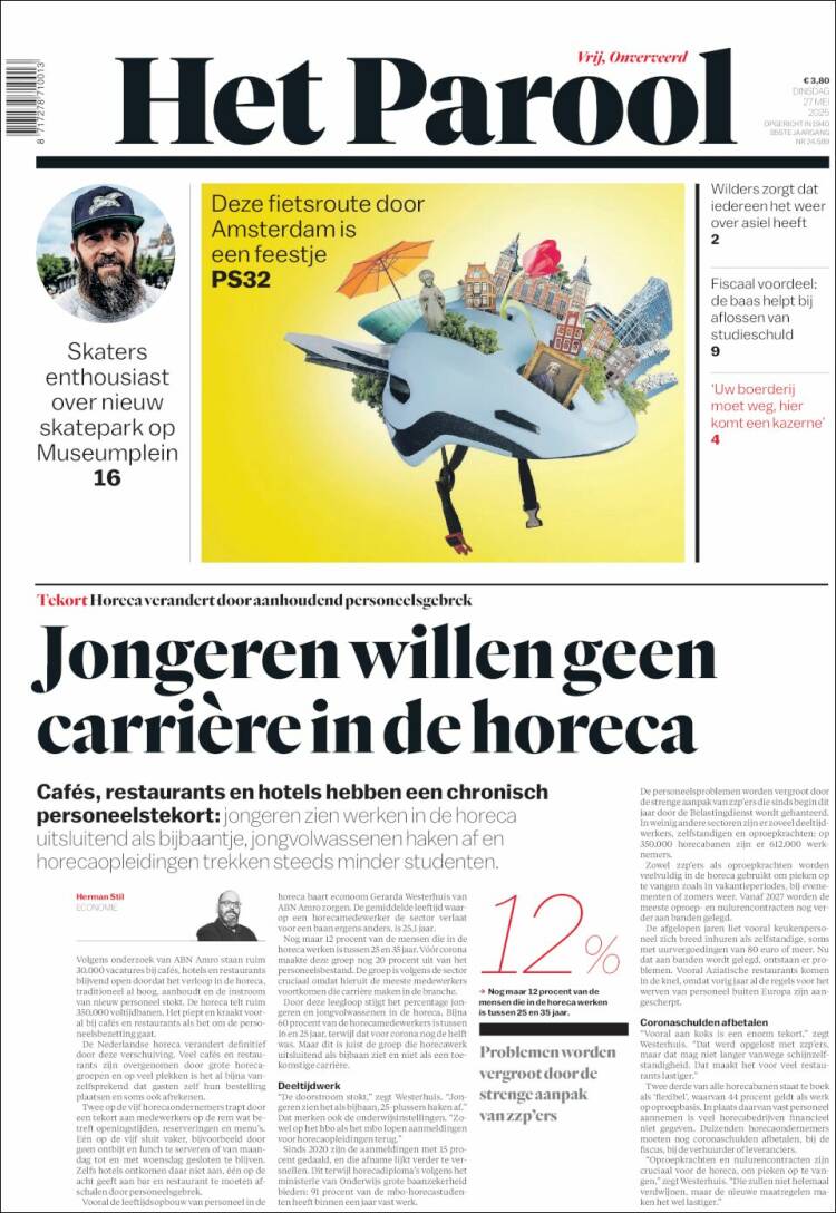 Portada de Het Parool (Netherlands)