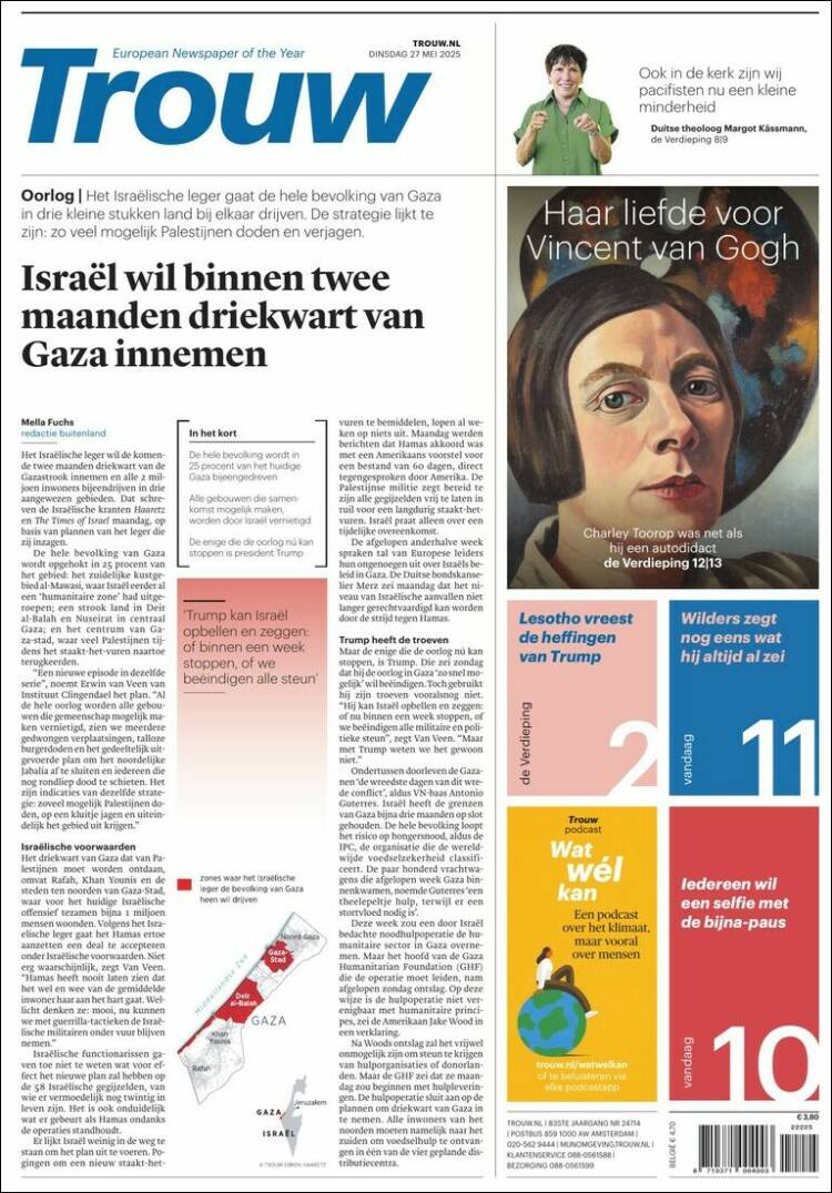 Portada de Trouw (Netherlands)