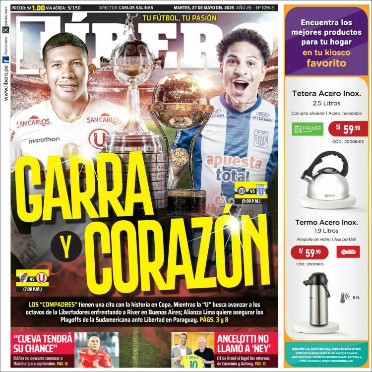 Portada de Líbero (Peru)