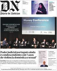Portada de Diário de Noticias (Portugal)