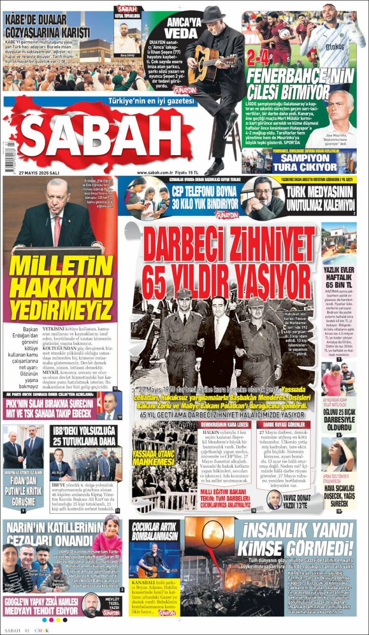 Portada de Sabah (Turkey)