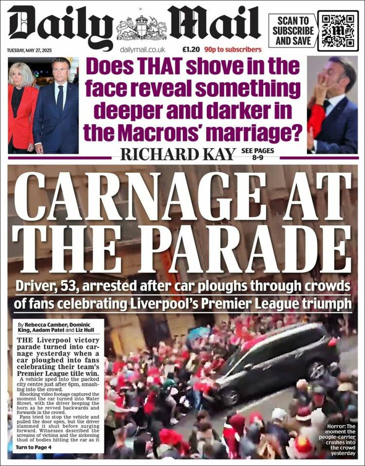 Portada de Daily Mail (United Kingdom)