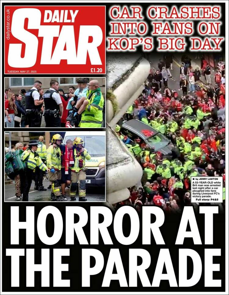 Portada de Daily Star (United Kingdom)