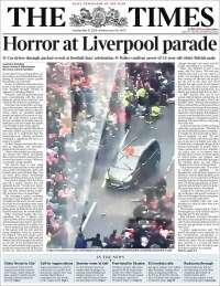 Portada de The Times (United Kingdom)
