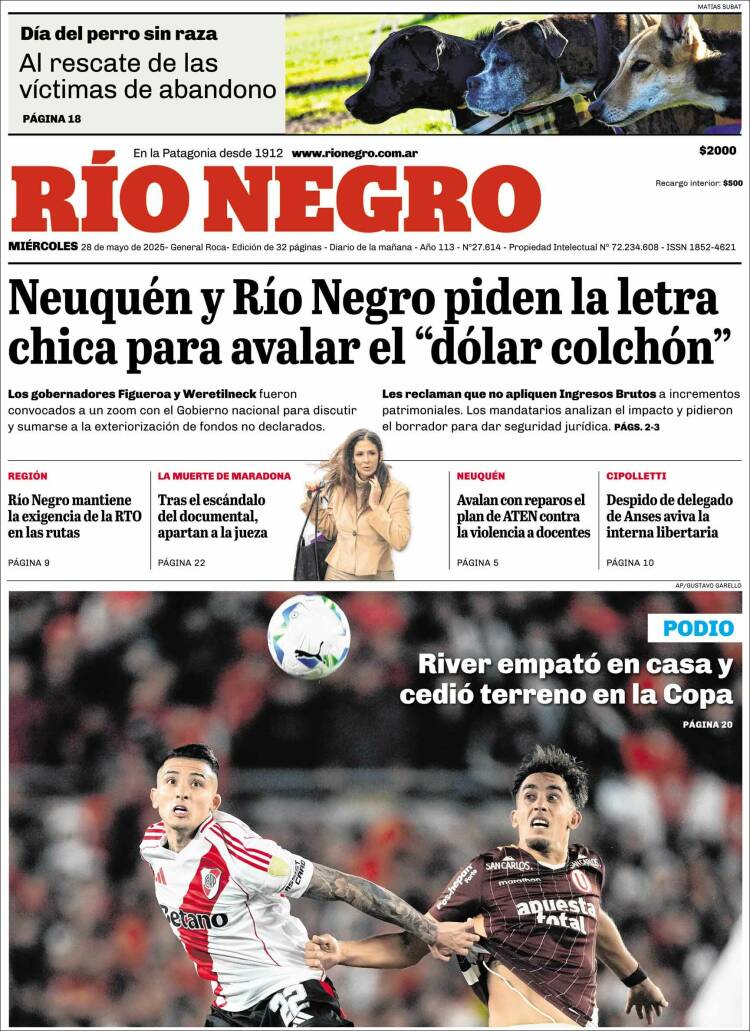 Portada de Rio Negro (Argentina)