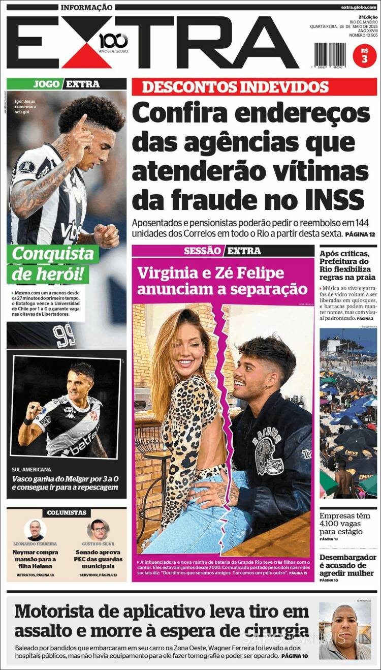Portada de Extra (Brasil)