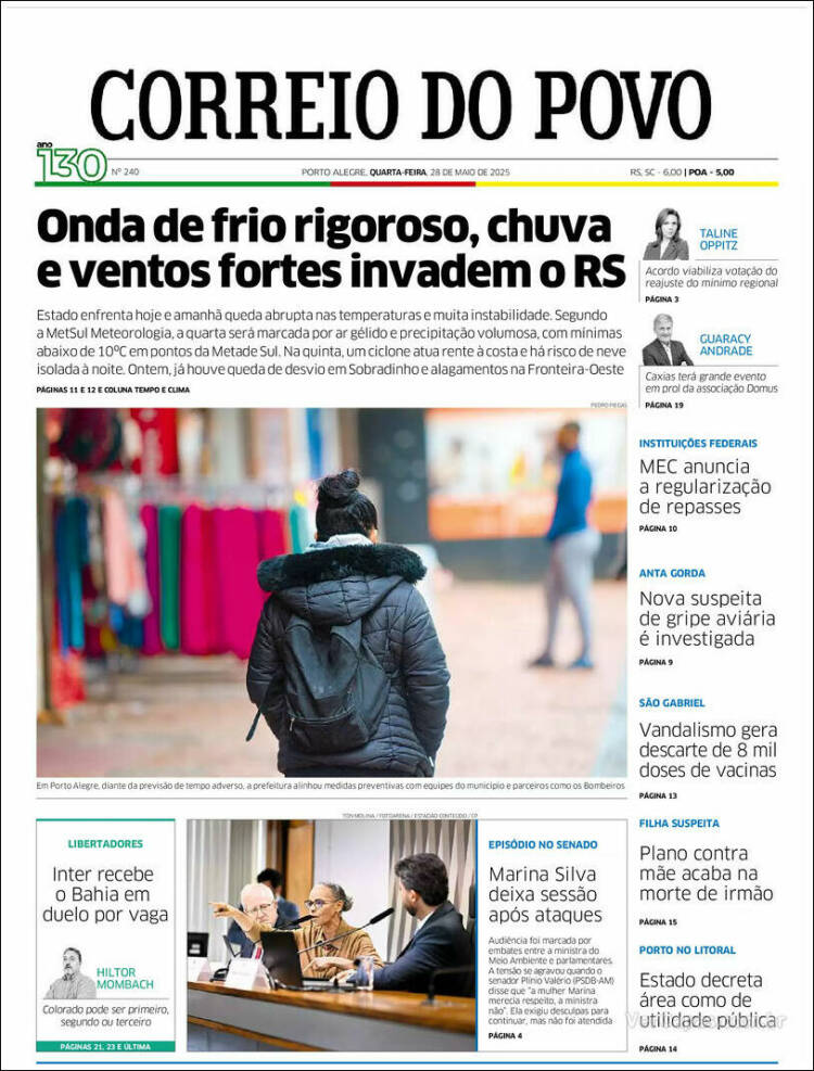 Portada de Correio Do Povo (Brasil)