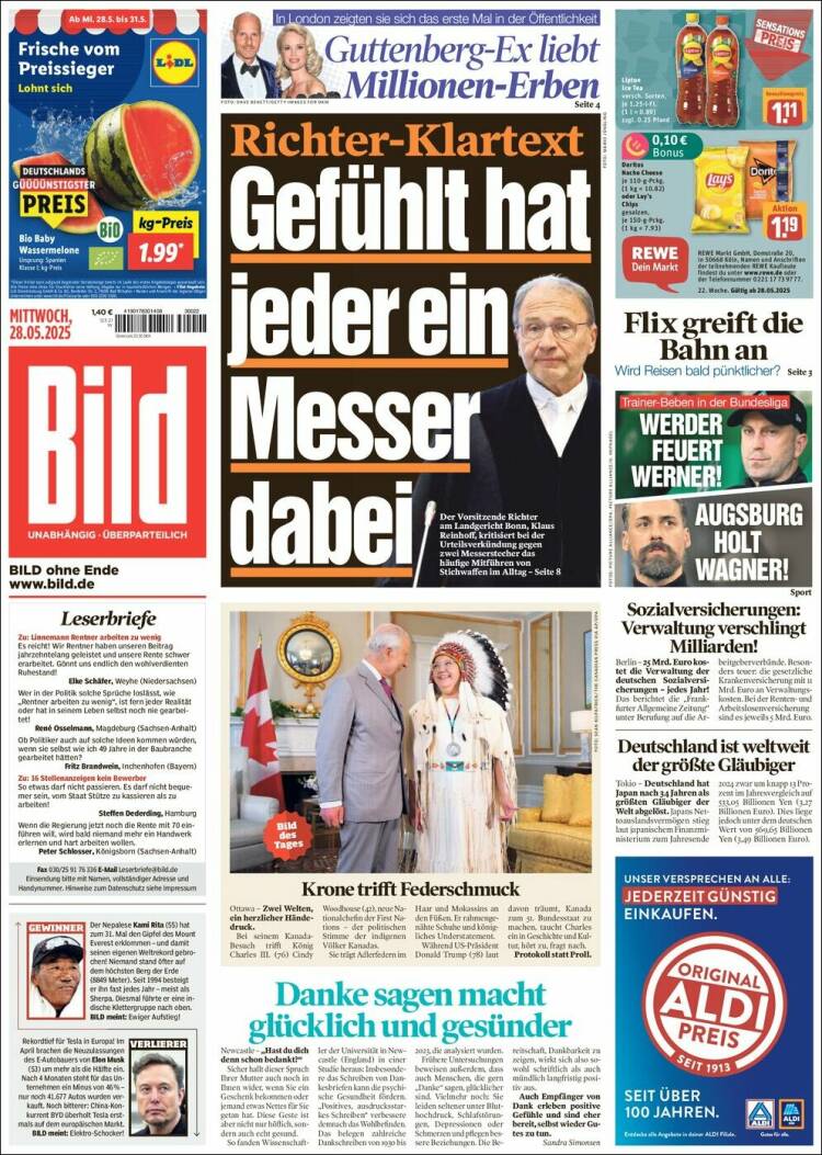 Portada de Bild (Germany)