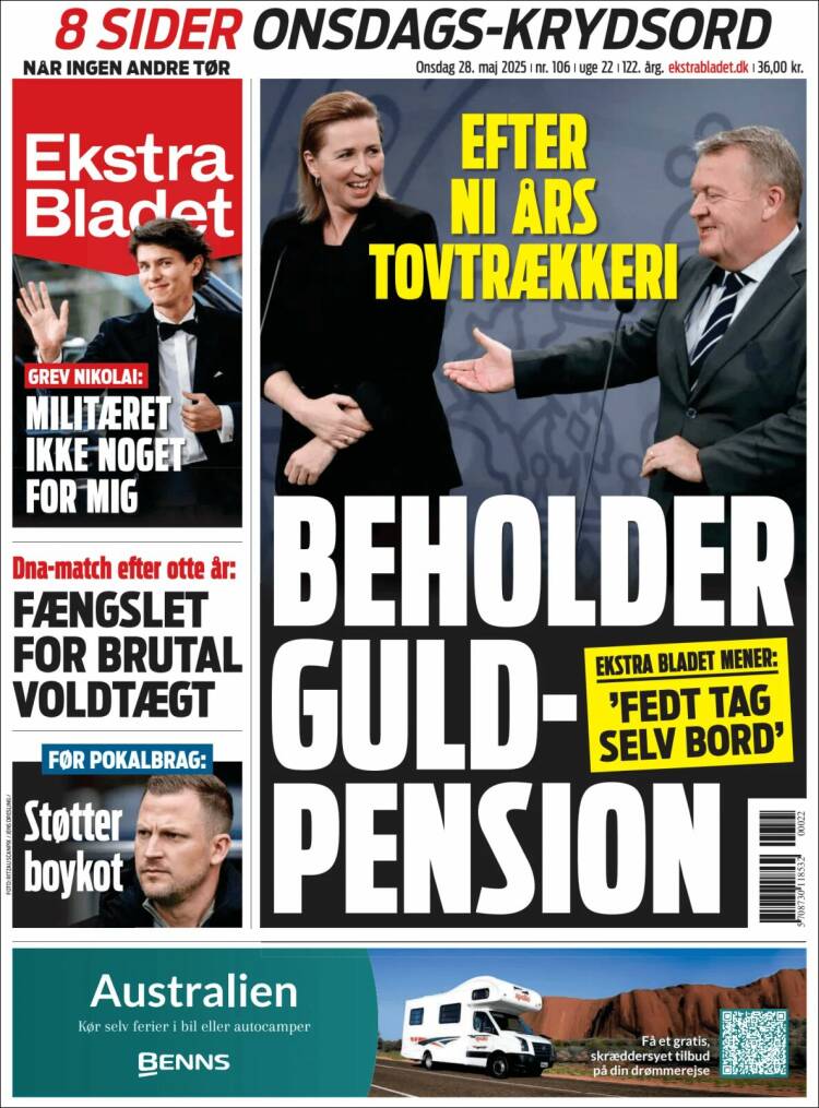 Portada de Ekstra Bladet (Denmark)