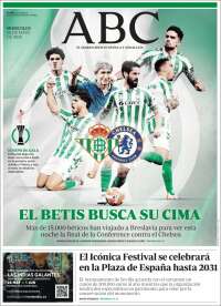 Portada de ABC - Sevilla (Spain)