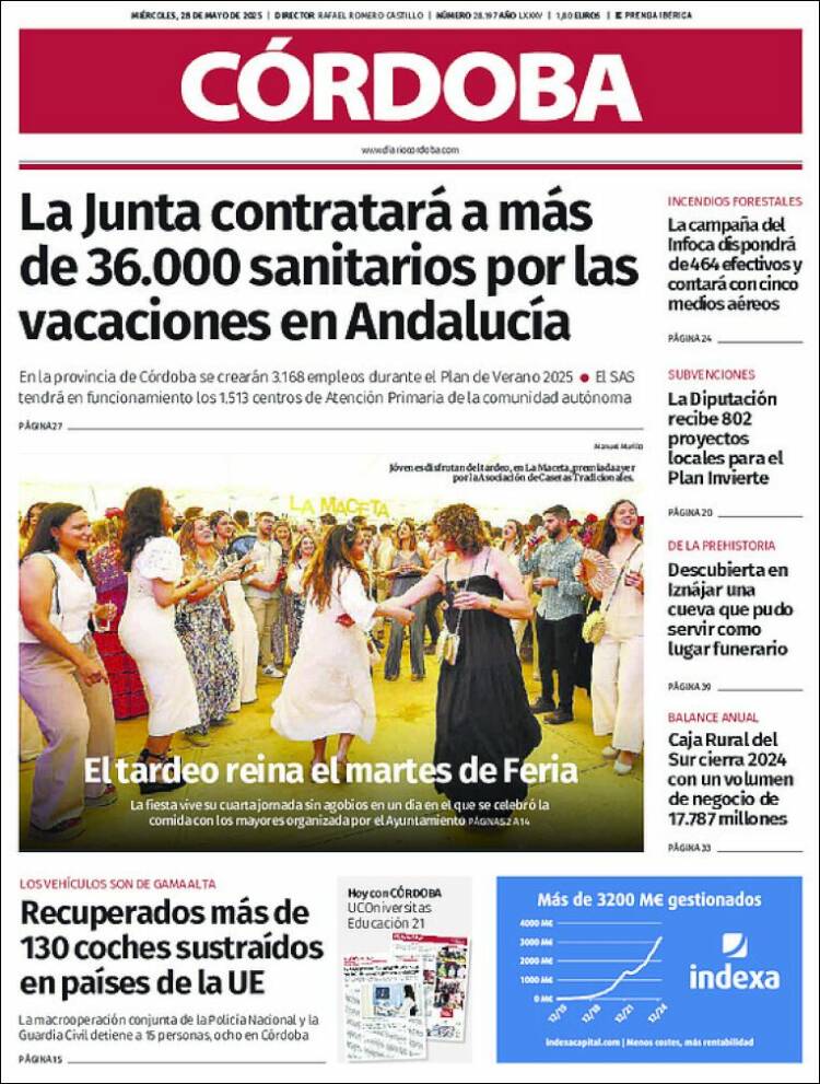 Portada de Diario de Córdoba (Spain)