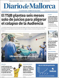 Portada de Diario de Mallorca (Espagne)