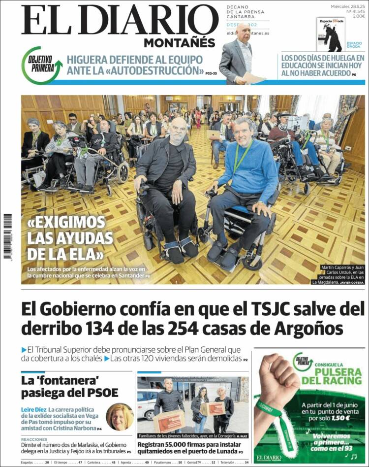 Portada de El Diario Montañés (Spain)
