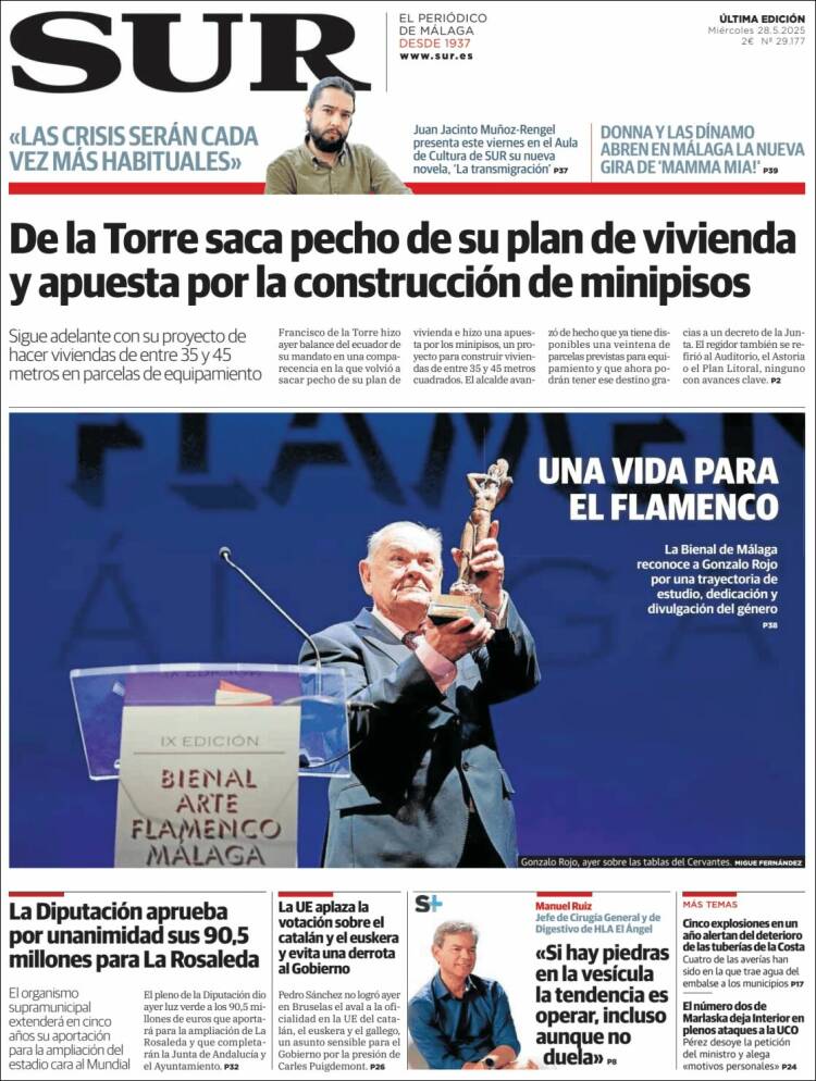 Portada de Diario el Sur (Spain)
