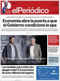 Portada de El Periódico (Spain)
