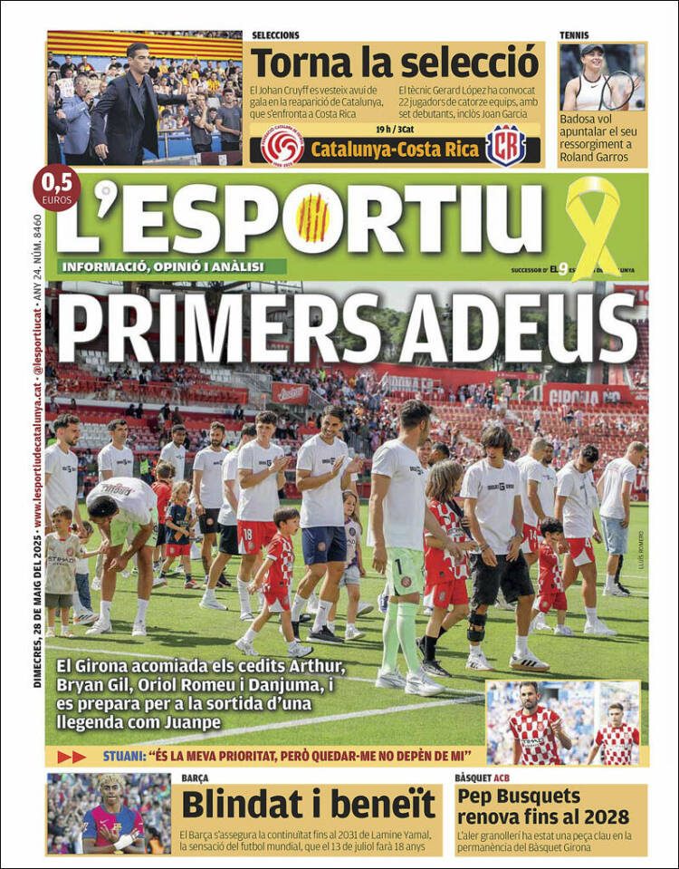 Portada de L'Esportiu : Girona (Spain)