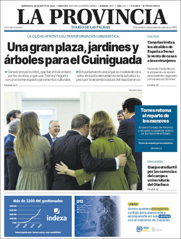 Portada de La Provincia (Spain)