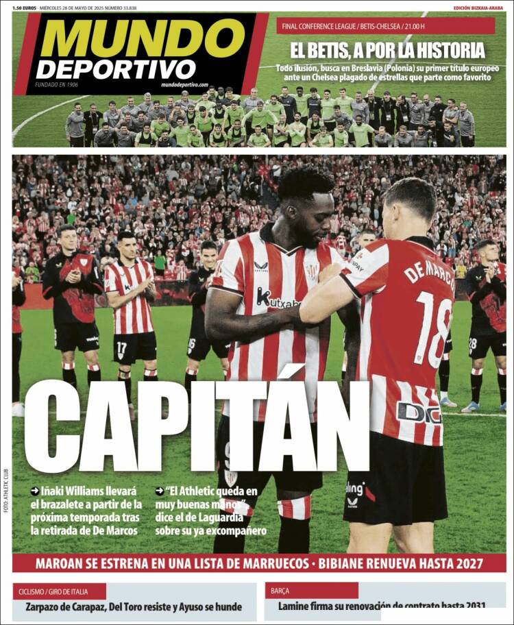 Portada de Mundo Deportivo Bizkaia (Spain)