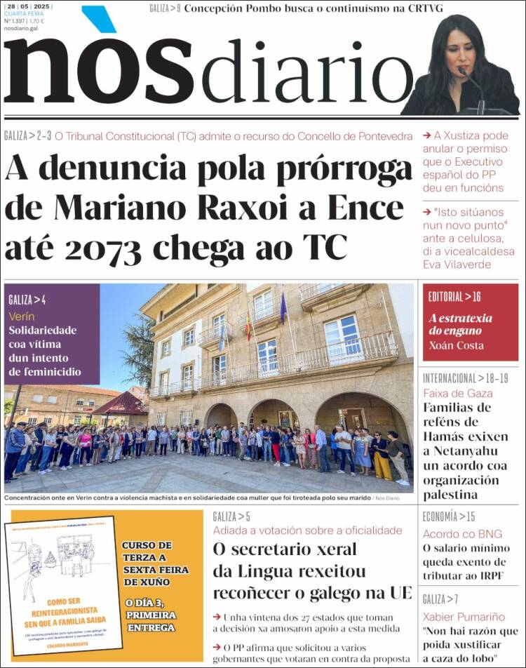 Portada de Nòs Diario (Spain)