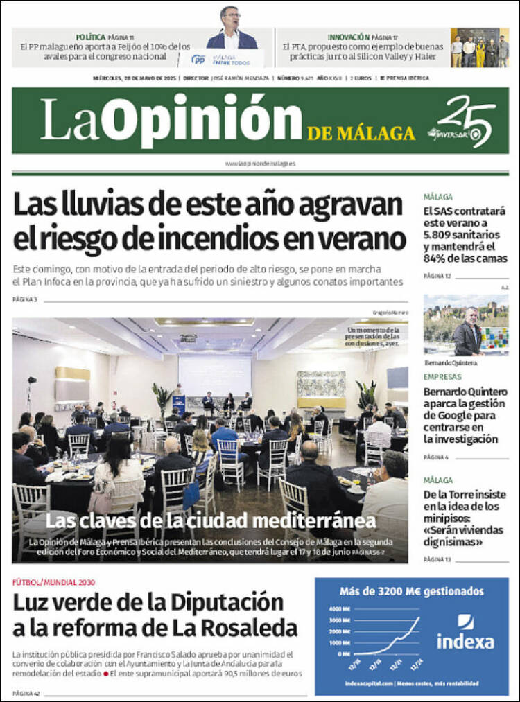 Portada de La Opinión de Málaga (Spain)