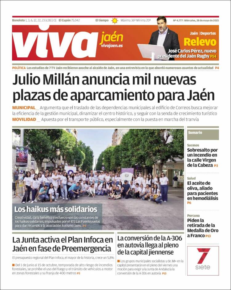 Portada de Viva Jaén (Spain)