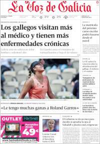 Portada de La Voz de Galicia (Spain)
