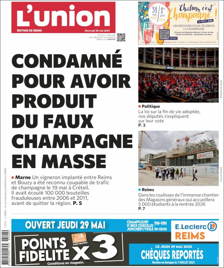 Portada de L'Union (France)