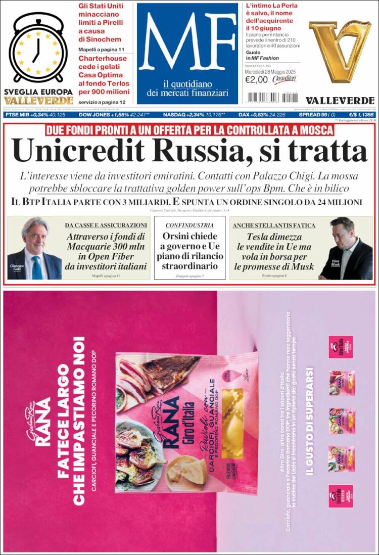 Portada de Milano Finanza (Italy)
