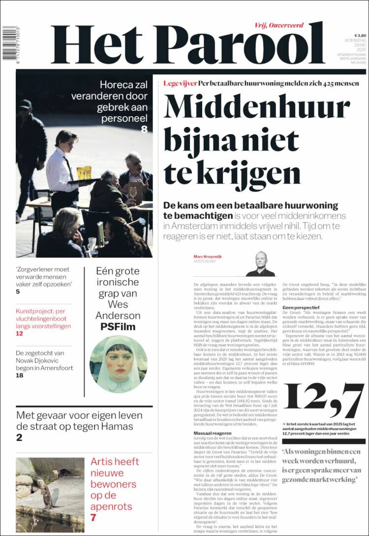 Portada de Het Parool (Netherlands)