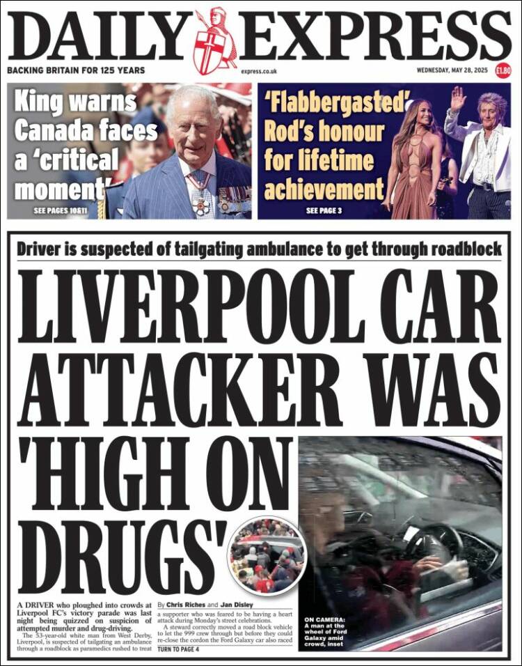 Portada de Daily Express (United Kingdom)