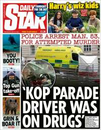 Portada de Daily Star (United Kingdom)