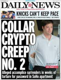 Portada de Daily News - New York (USA)