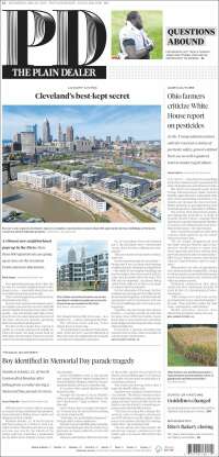 Portada de The Plain Dealer (USA)