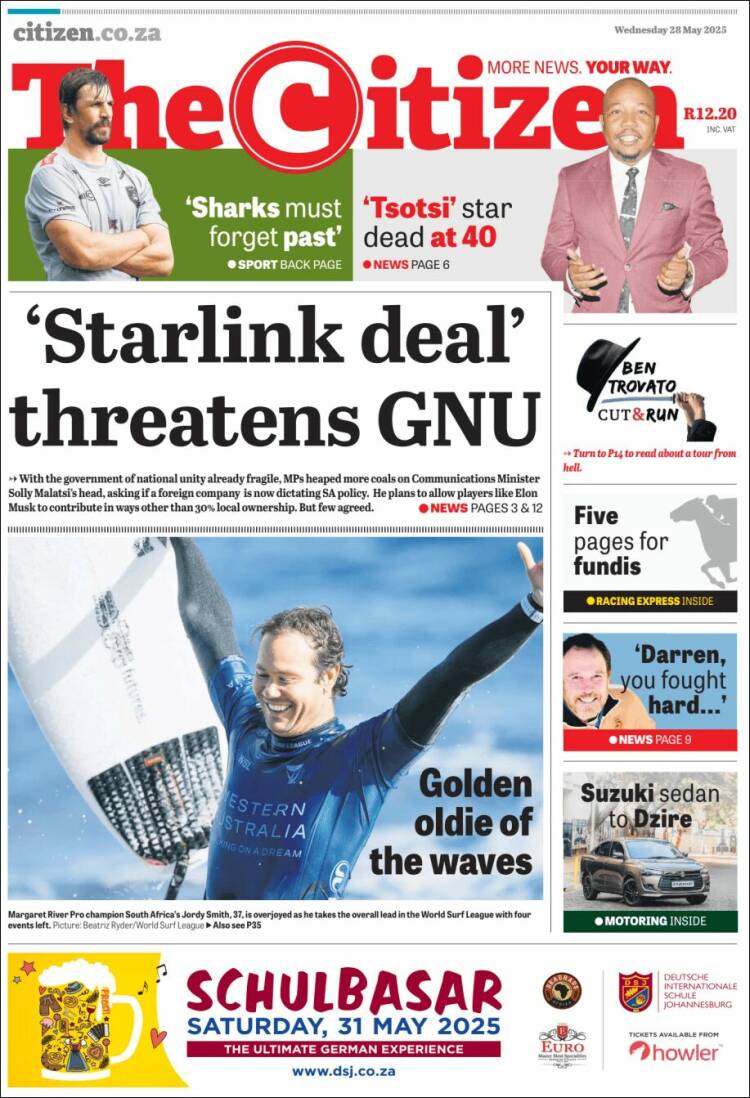 Portada de The Citizen (South Africa)