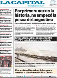 Portada de Diario La Capital - Mar del Plata (Argentina)