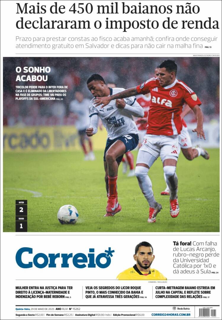 Portada de Correio* (Brasil)