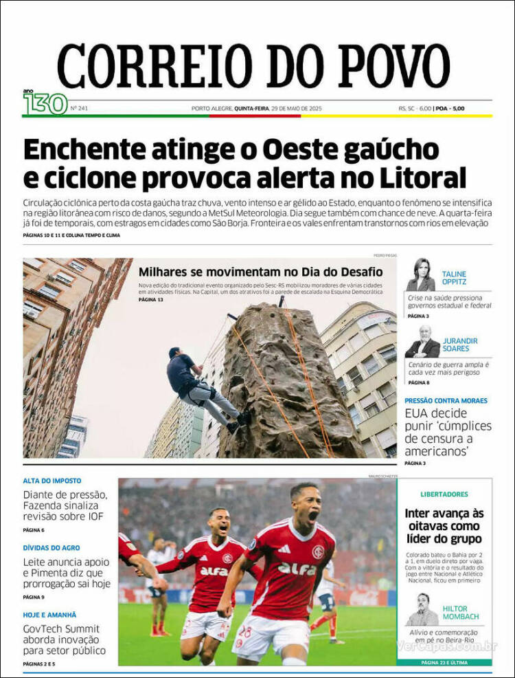 Portada de Correio Do Povo (Brasil)